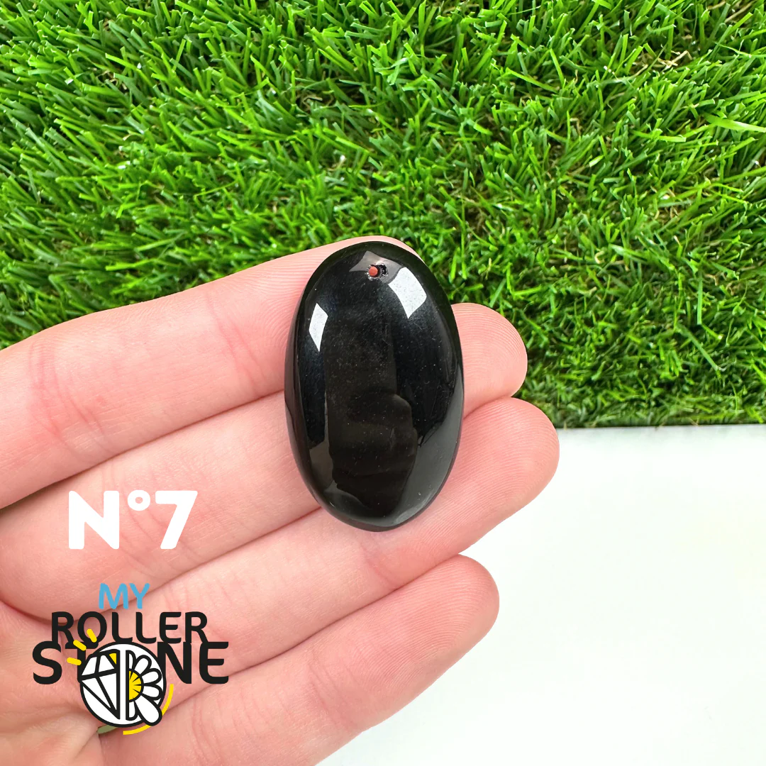 Pendentif Percé Obsidienne Noire 5A - Image 9