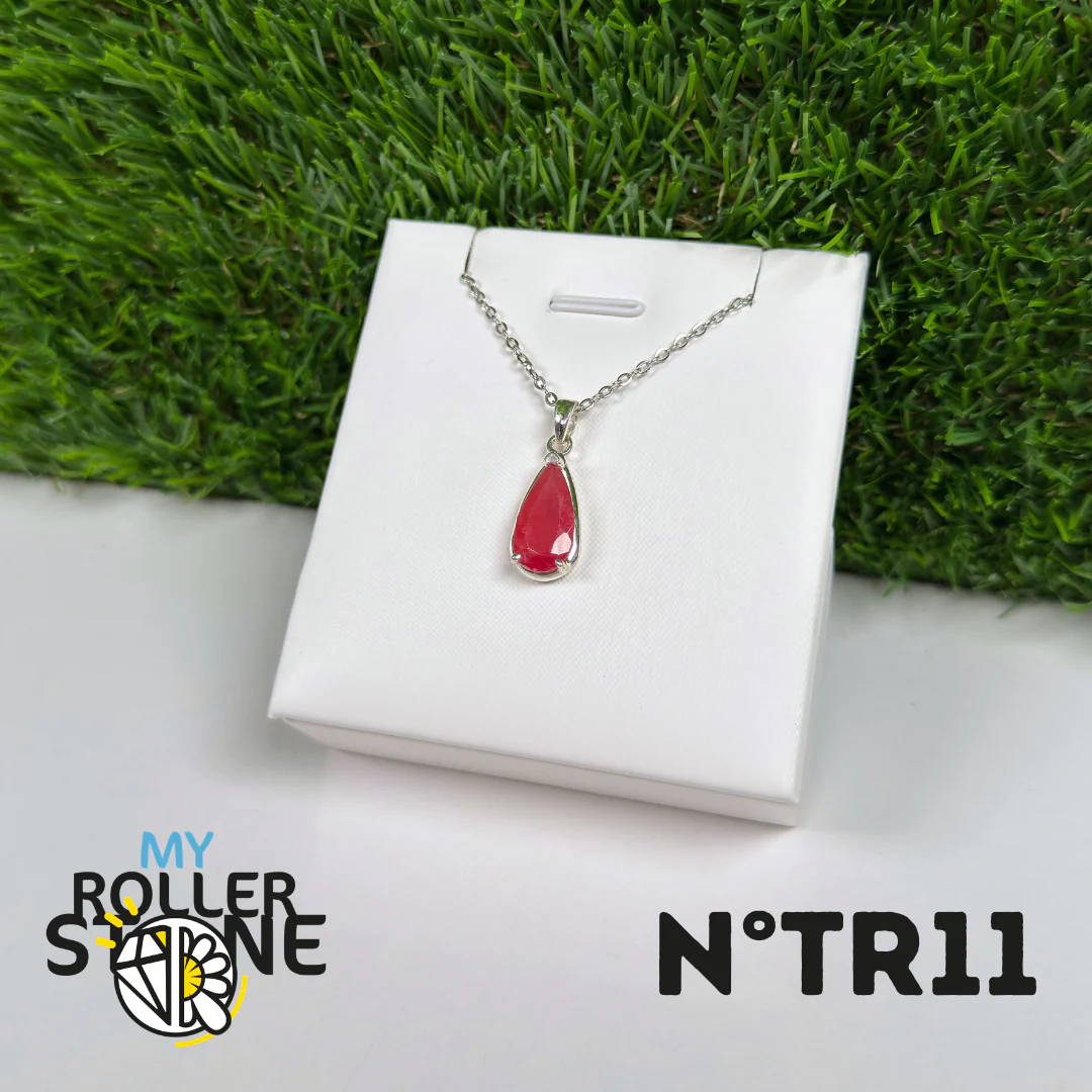 Pendentif Tourmaline Rose (Rubellite) – Argent 925- #11 - Image 2
