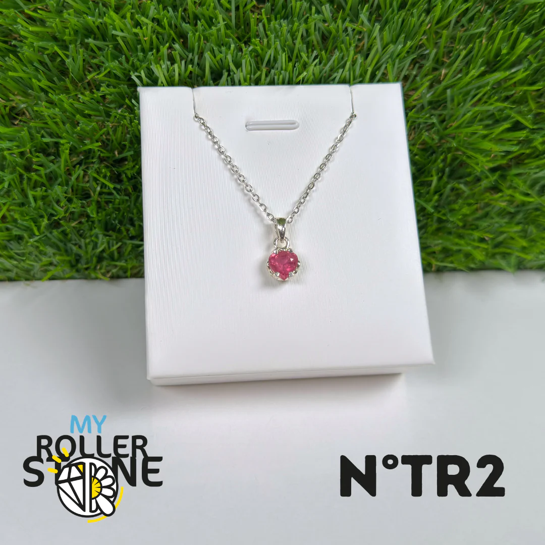 Pendentif Tourmaline Rose (Rubellite) – Argent 925- #2