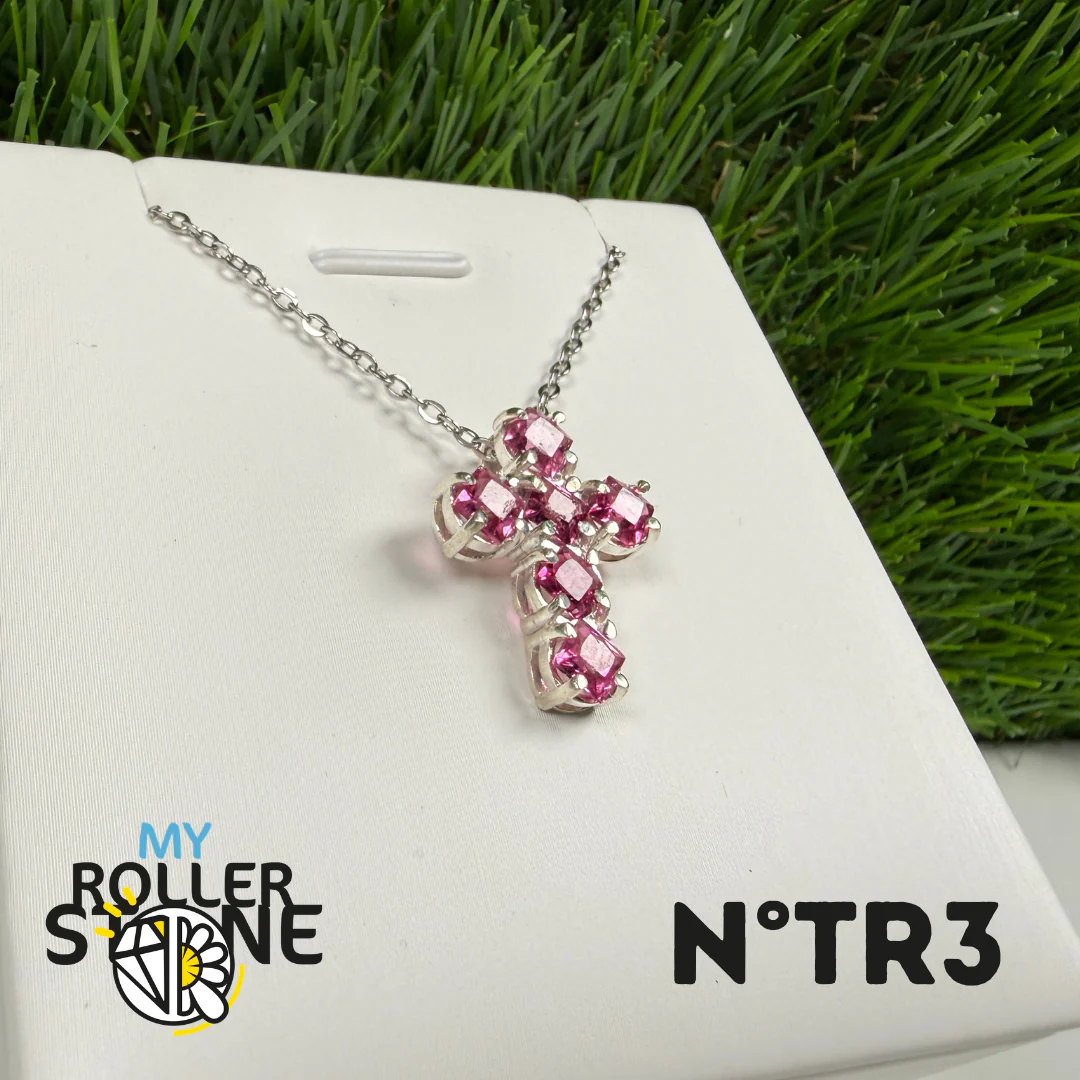 Pendentif Tourmaline Rose (Rubellite) – Argent 925- #3
