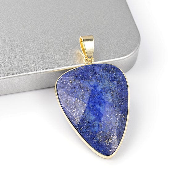 Pendentif Triangle facettée pierre - Image 3