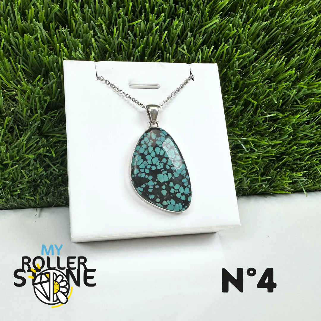 Pendentif Turquoise Tibétaine #4 - Image 2