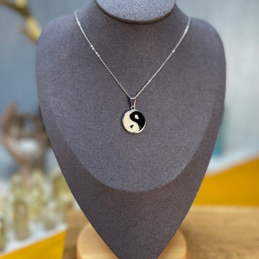 Pendentif yin yang acier inoxydable - Image 4