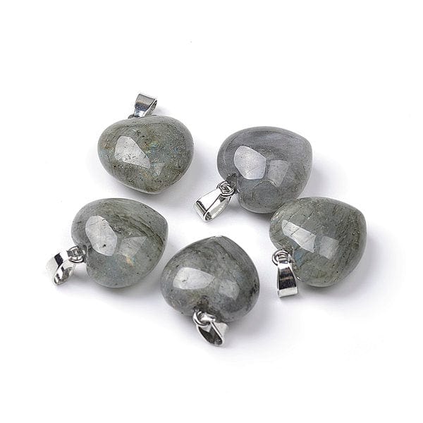 Pendentifs coeur pierre (13 variantes) - Image 2