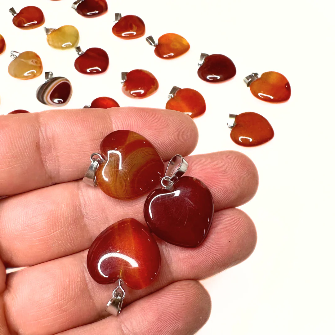 Pendentifs coeur plat (10 variantes) - Image 12