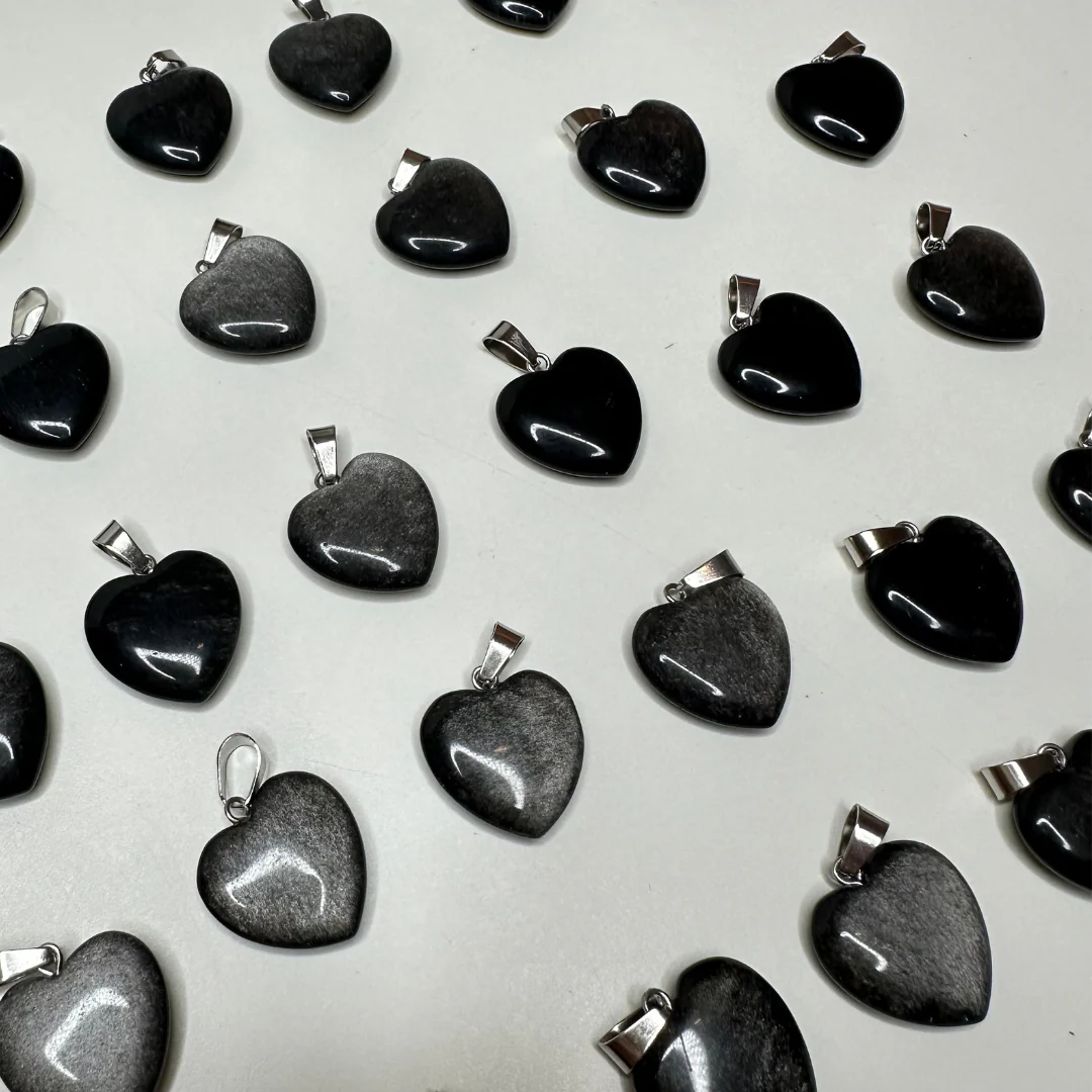 Pendentifs coeur plat (10 variantes) - Image 15