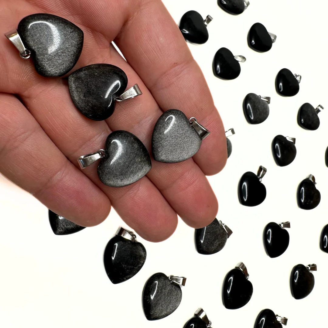 Pendentifs coeur plat (10 variantes) - Image 16