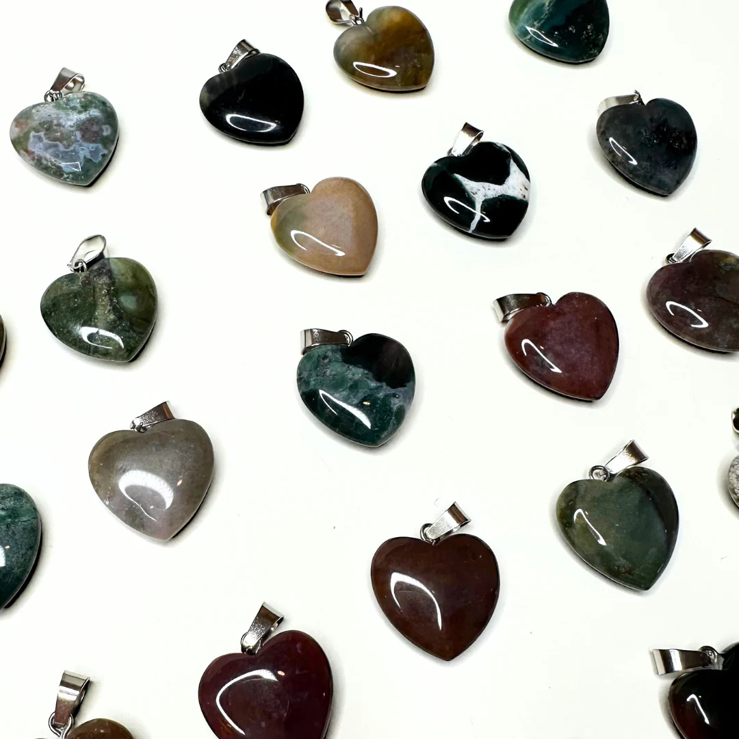 Pendentifs coeur plat (10 variantes) - Image 19
