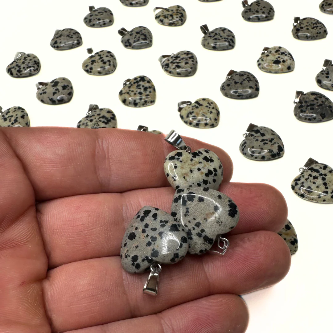 Pendentifs coeur plat (10 variantes) - Image 3