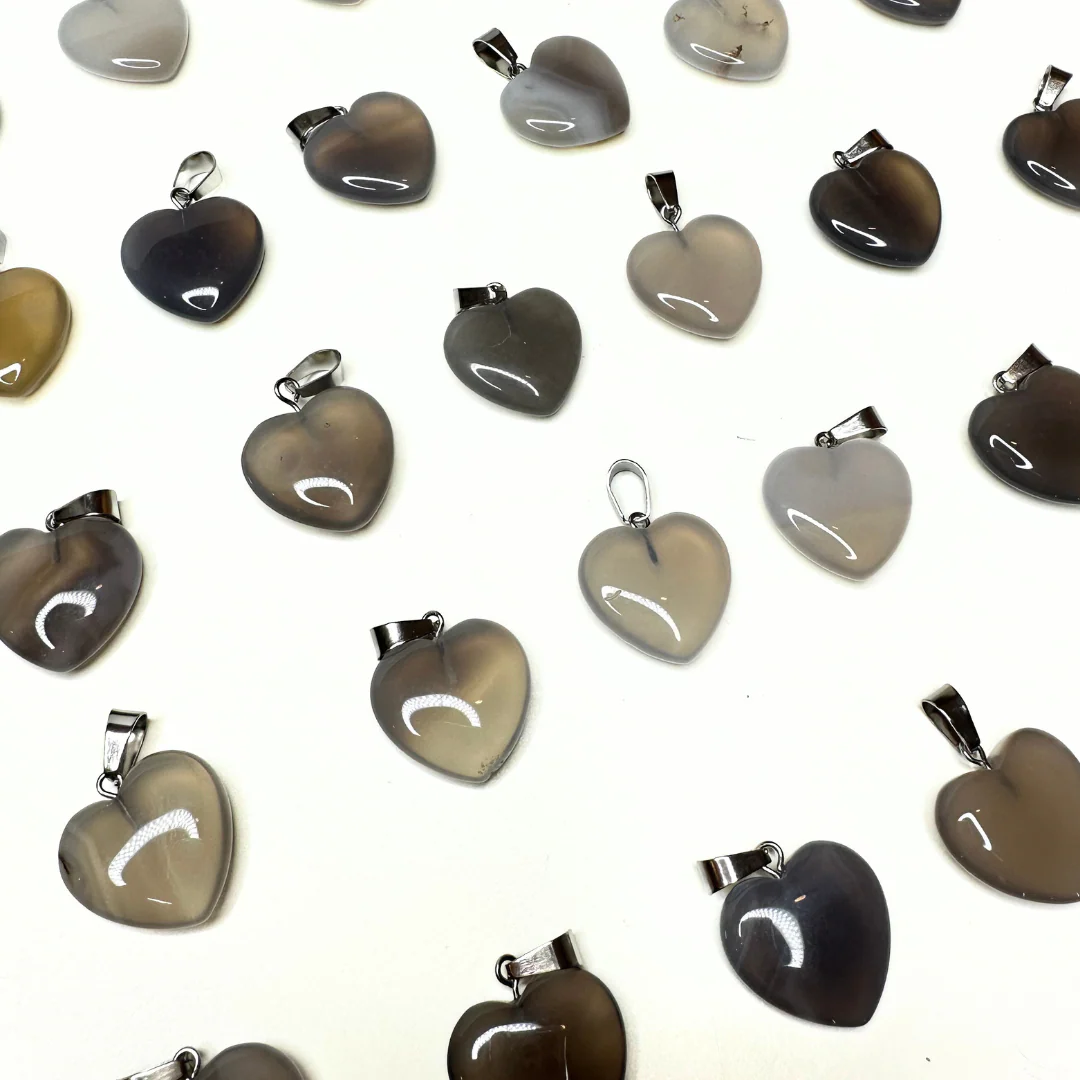 Pendentifs coeur plat (10 variantes) - Image 9