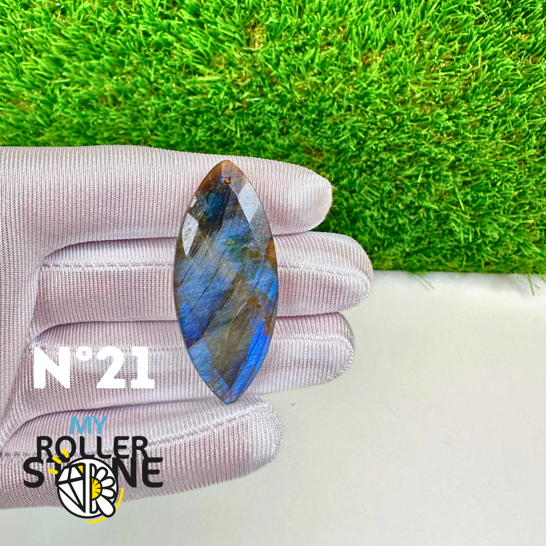 Pendentifs Labradorite Blue Fire Facettée 5A - Image 23