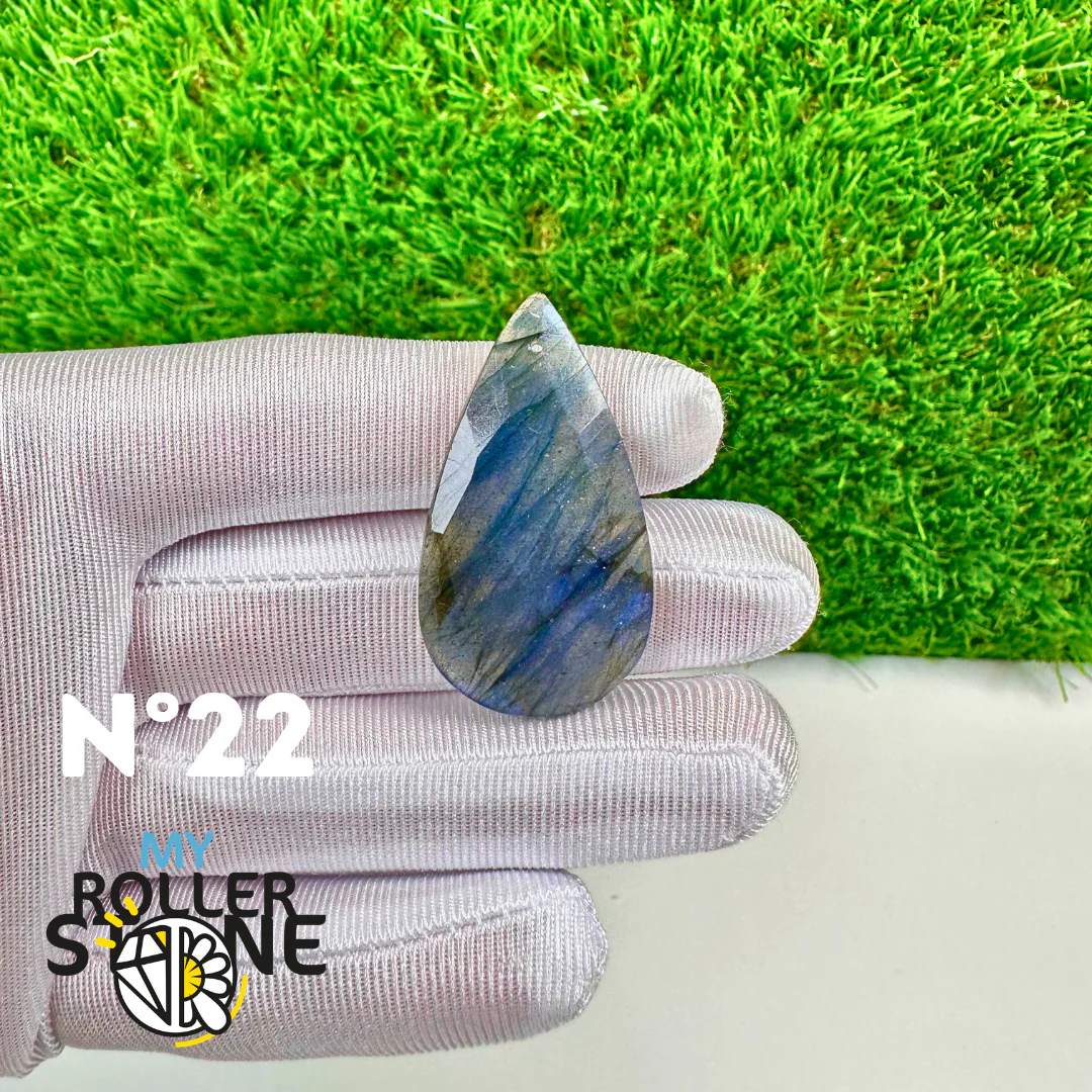 Pendentifs Labradorite Blue Fire Facettée 5A - Image 24