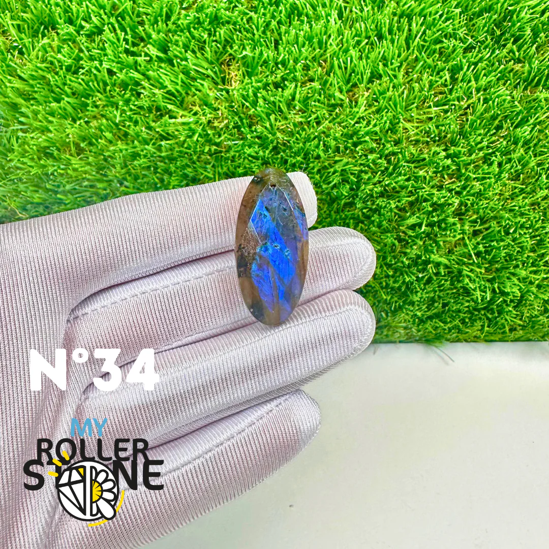 Pendentifs Labradorite Blue Fire Facettée 5A - Image 36