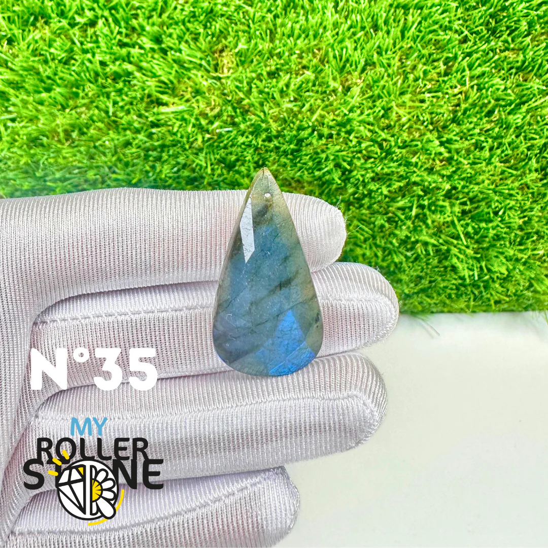Pendentifs Labradorite Blue Fire Facettée 5A - Image 37