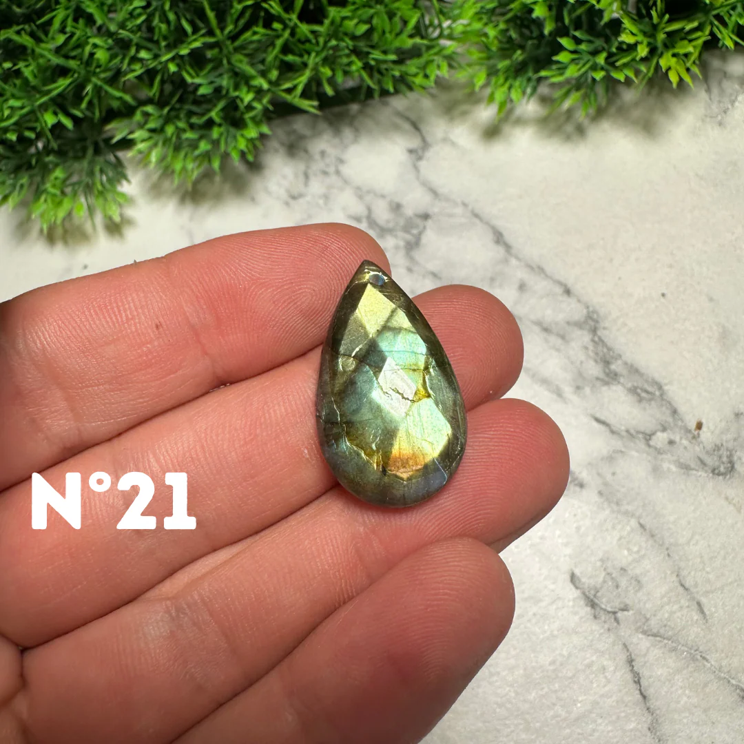 Pendentifs Labradorite Facettée 5A - Image 5