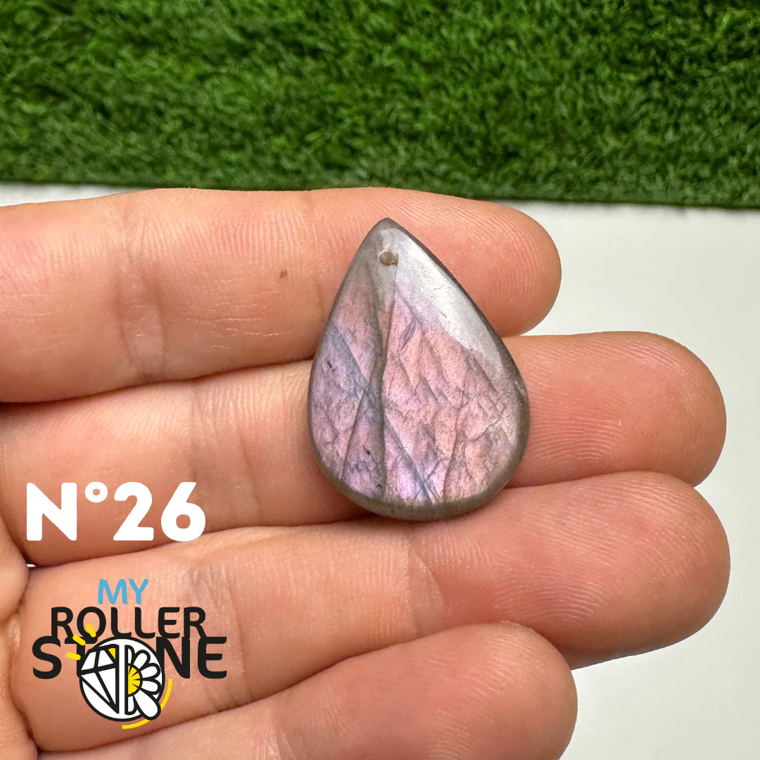Pendentifs Labradorite Violette forme Libre 5A - Image 28