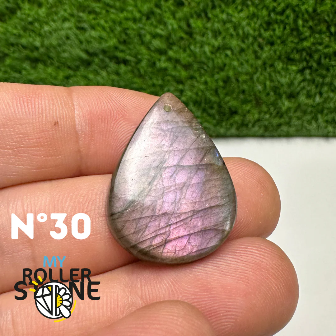 Pendentifs Labradorite Violette forme Libre 5A - Image 32