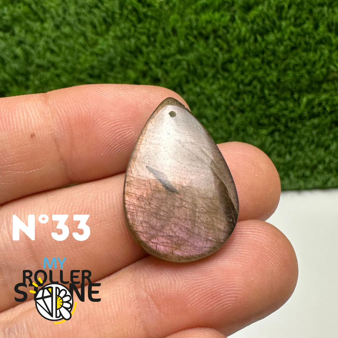 Pendentifs Labradorite Violette forme Libre 5A - Image 35