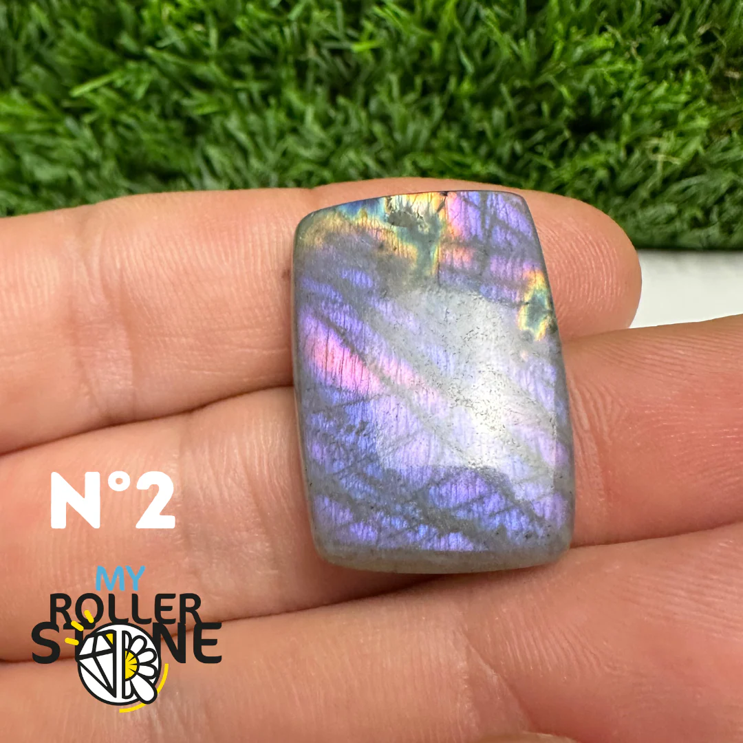 Pendentifs Labradorite Violette forme Libre 5A - Image 4