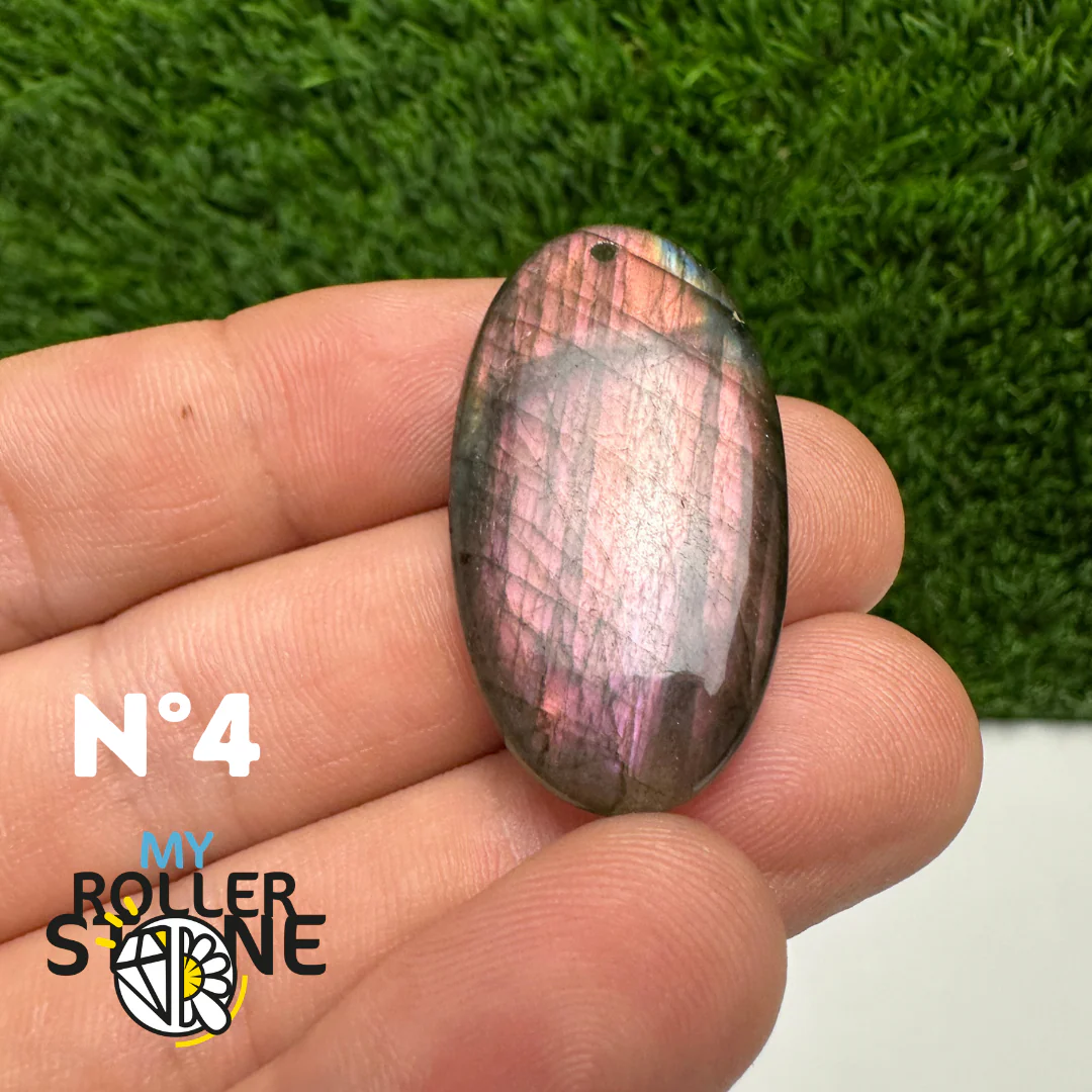 Pendentifs Labradorite Violette forme Libre 5A - Image 6