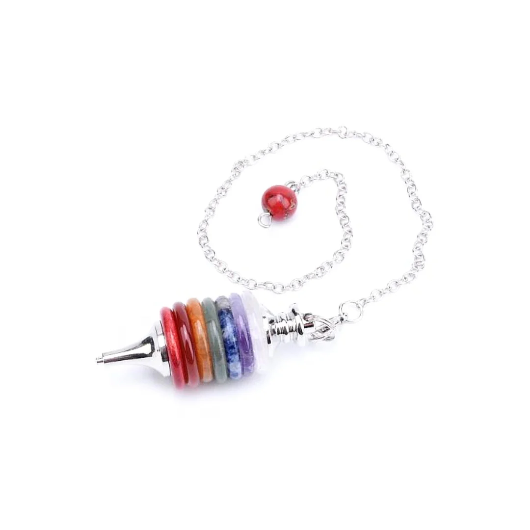 Pendule Spirale 7 Chakras