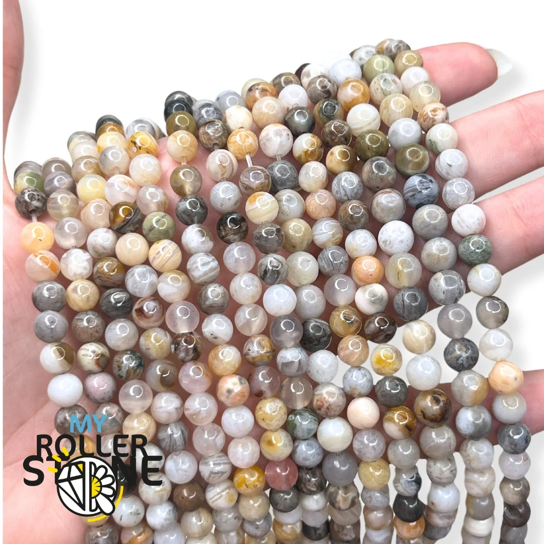 Perle Agate Bambou 3A - Image 4