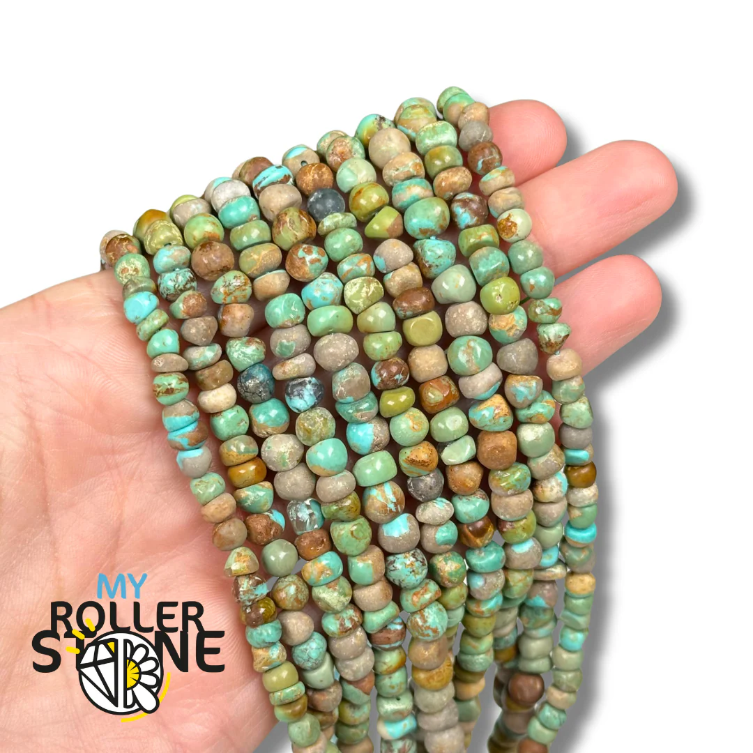 Perle baroque Turquoise d'Arizona 1A