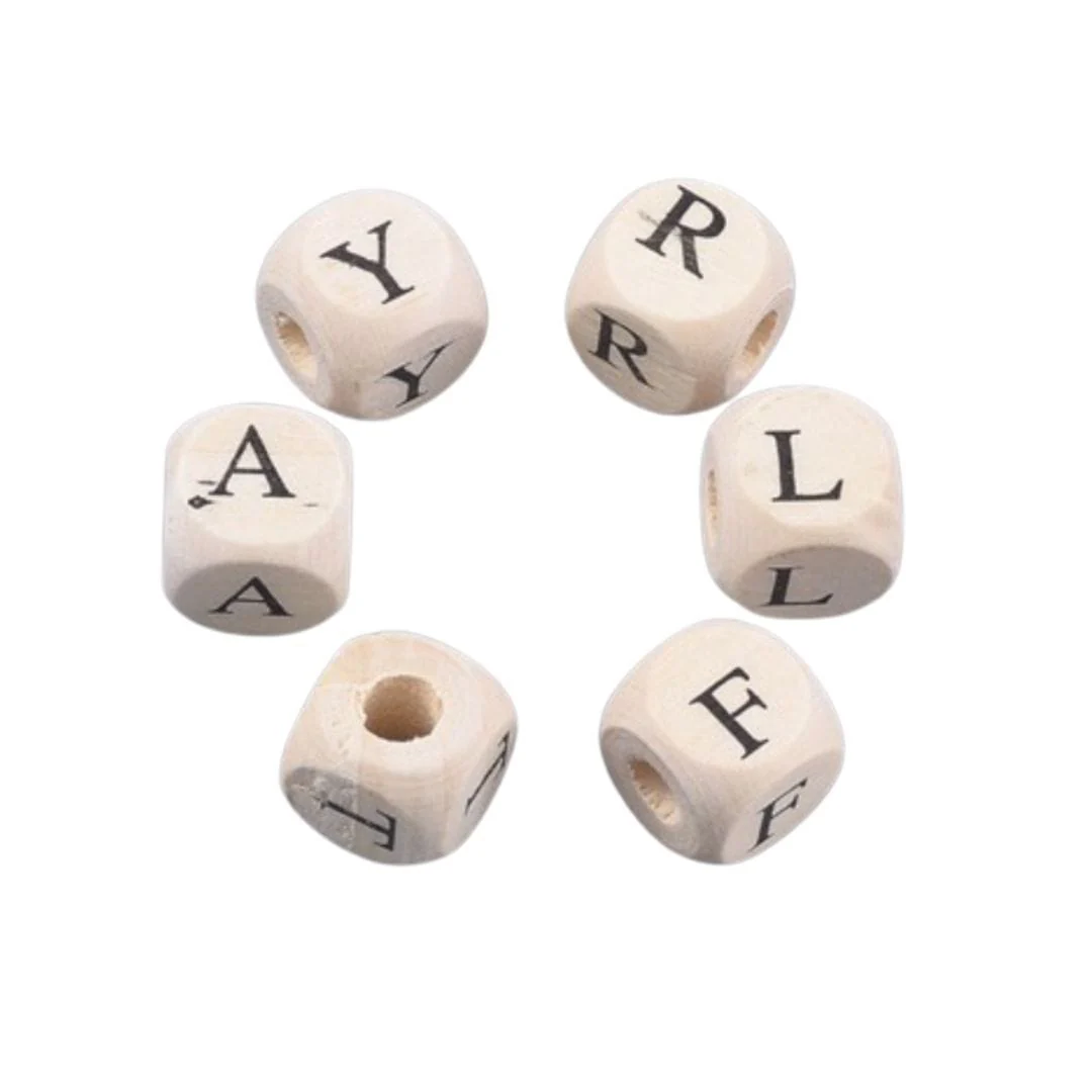 Perle bois alphabet