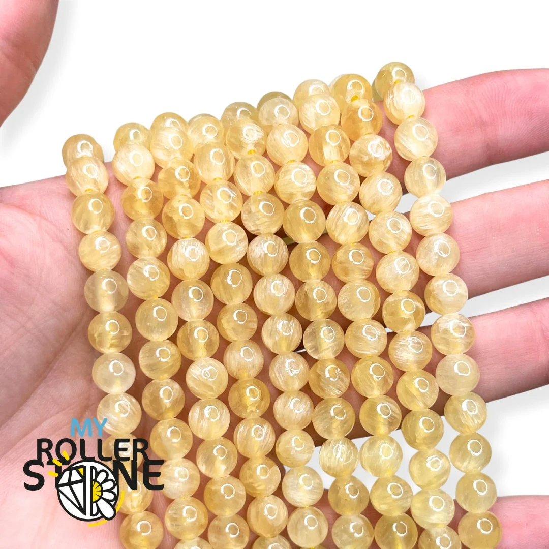 Perle Calcite Jaune 5A - Image 3