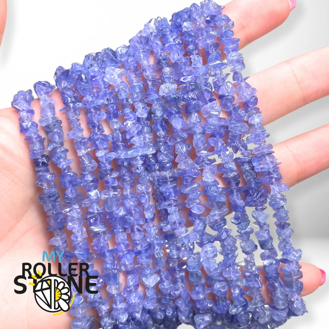Perle Chips en Tanzanite 39 cm
