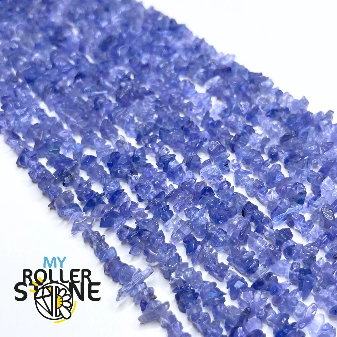 Perle Chips en Tanzanite 39 cm - Image 2