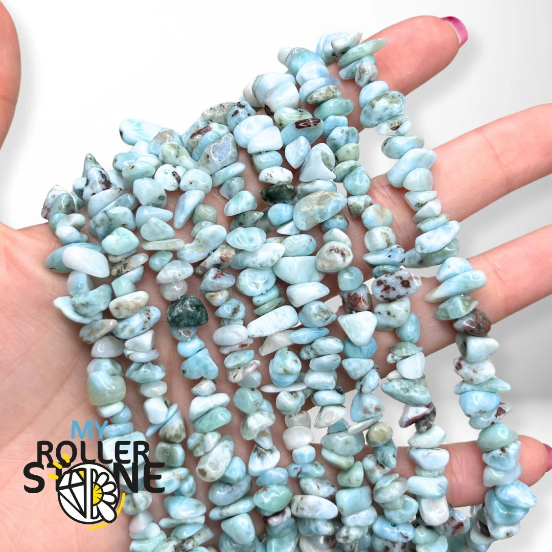 Perle chips Larimar 39 cm