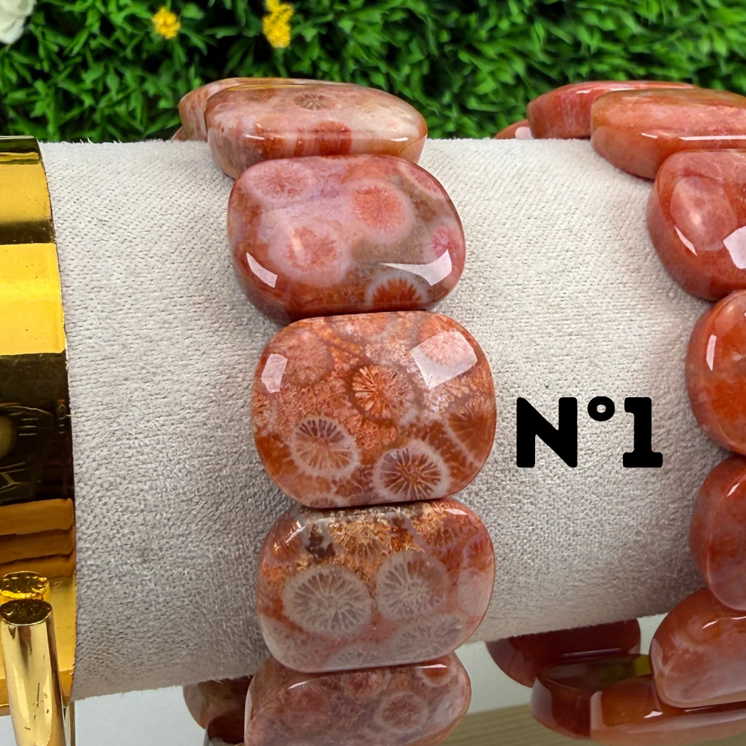 Bracelet Manchette Chrysanthème 5A - Image 3