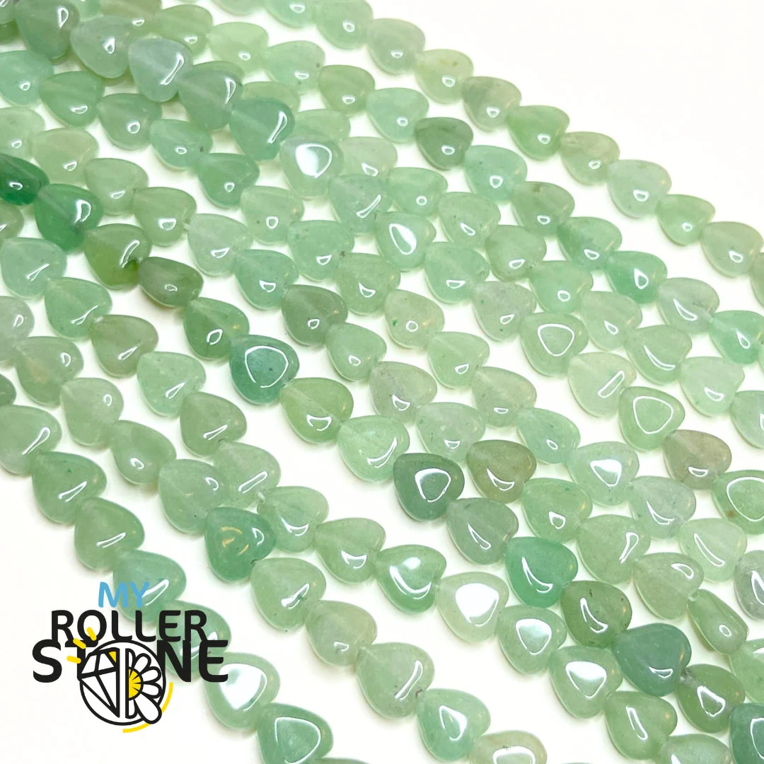 Perle Coeur Aventurine Verte - Image 2