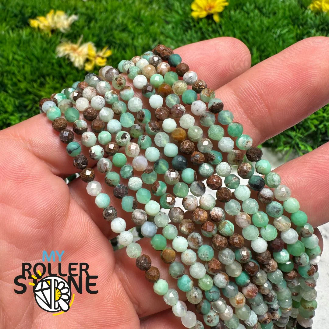 Perle Facettée Chrysoprase 3A