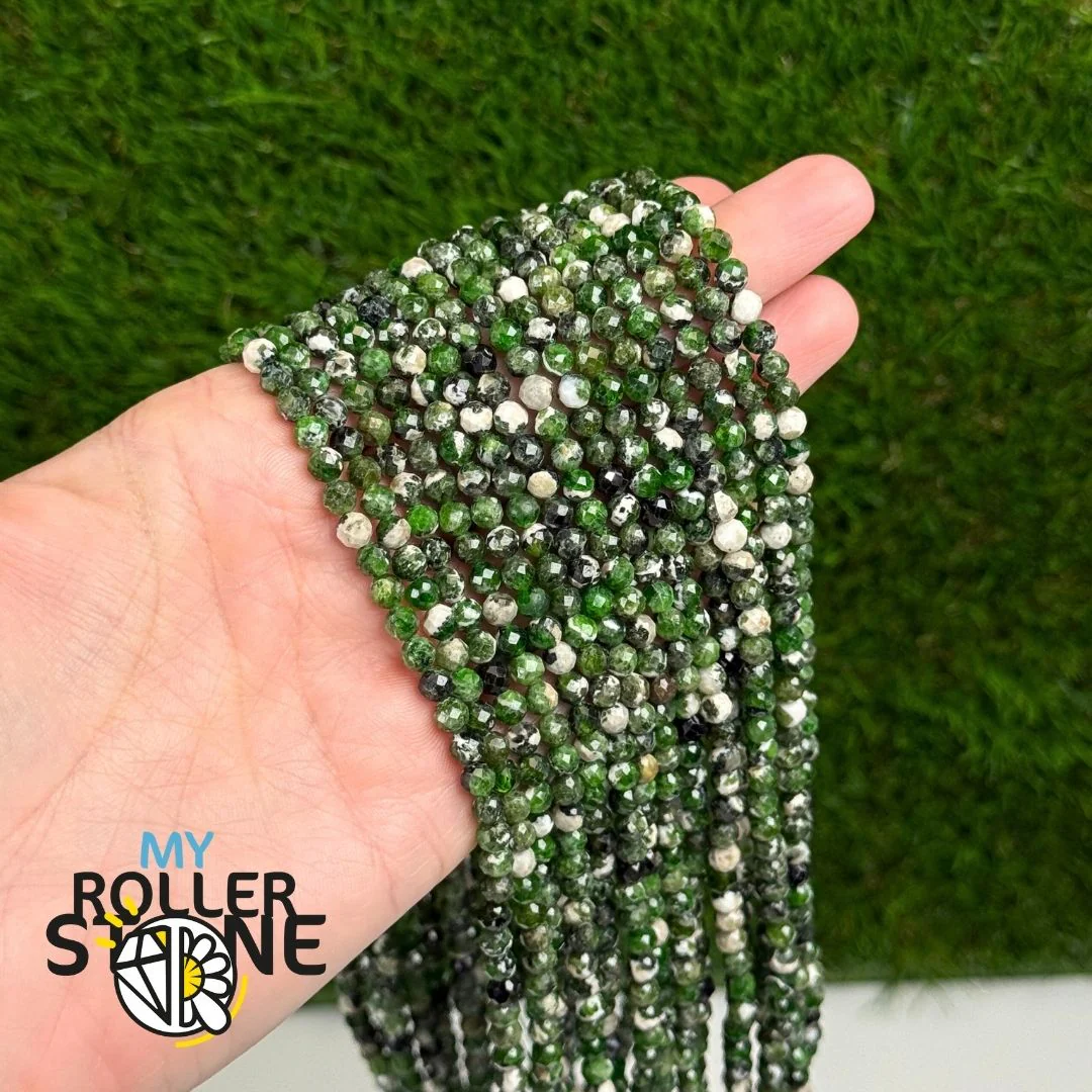 Perle Facettée Diopside - Image 3