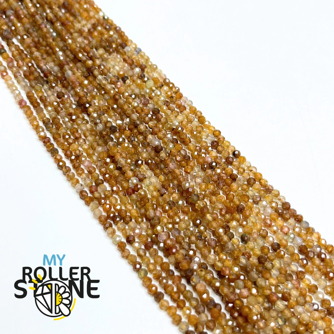 Perle Facettée Saphir Jaune 3 MM - Image 2