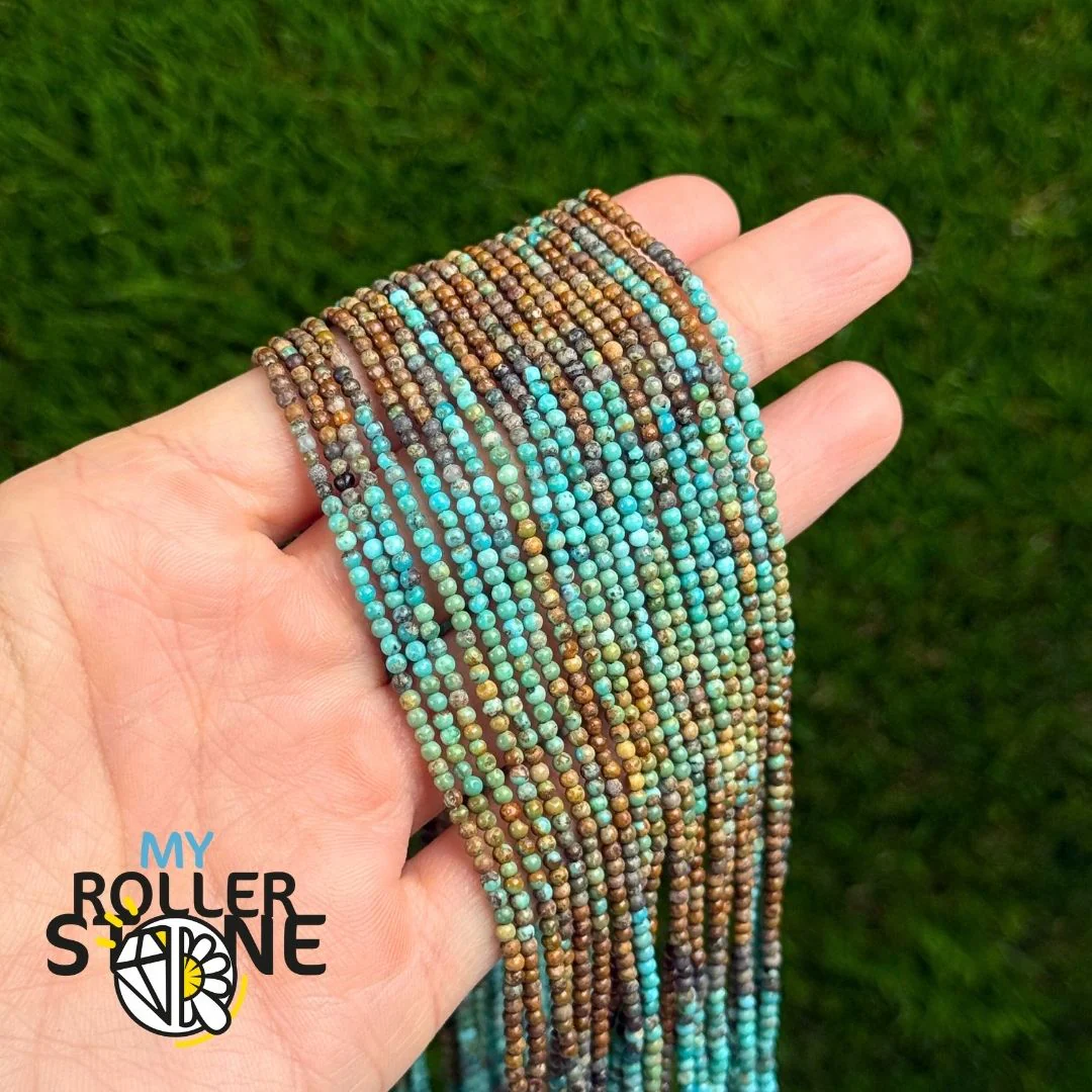 Perle Turquoise Hubei Graduée 5A