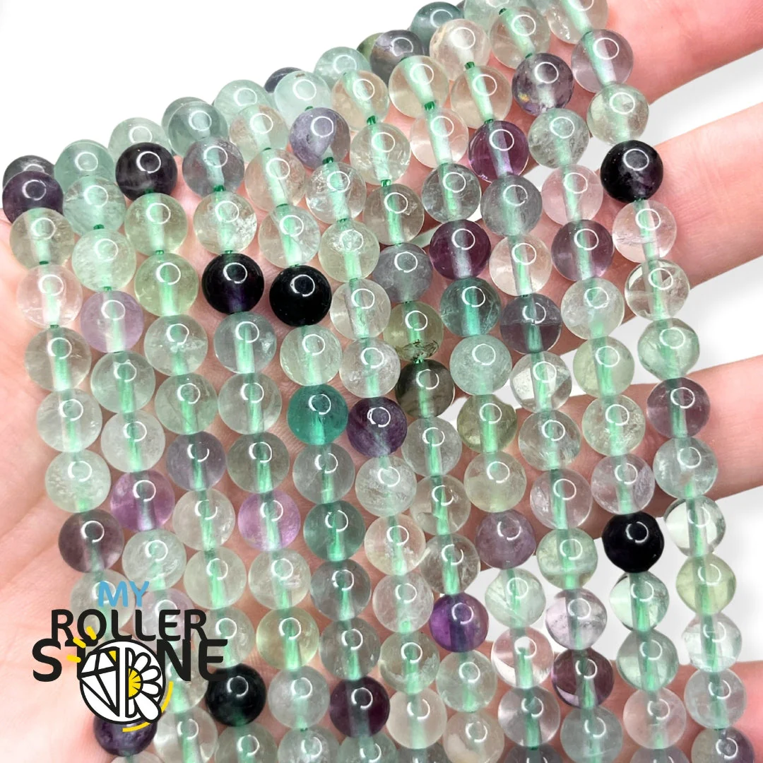 Perle Fluorite Arc-en-ciel 3A - Image 3