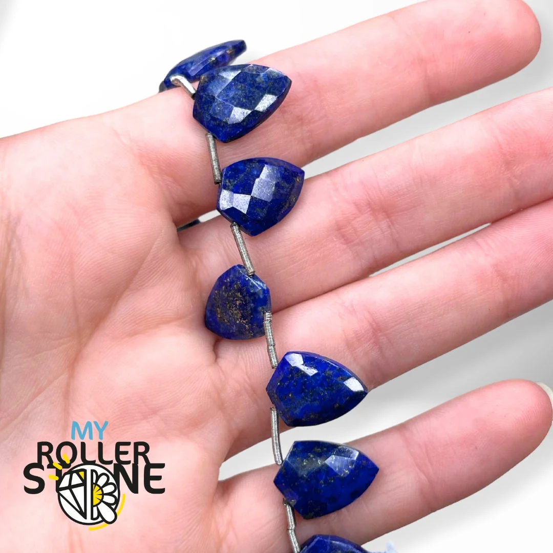 Perle Goutte Facettée Lapis Lazuli 3A (7x10mm)