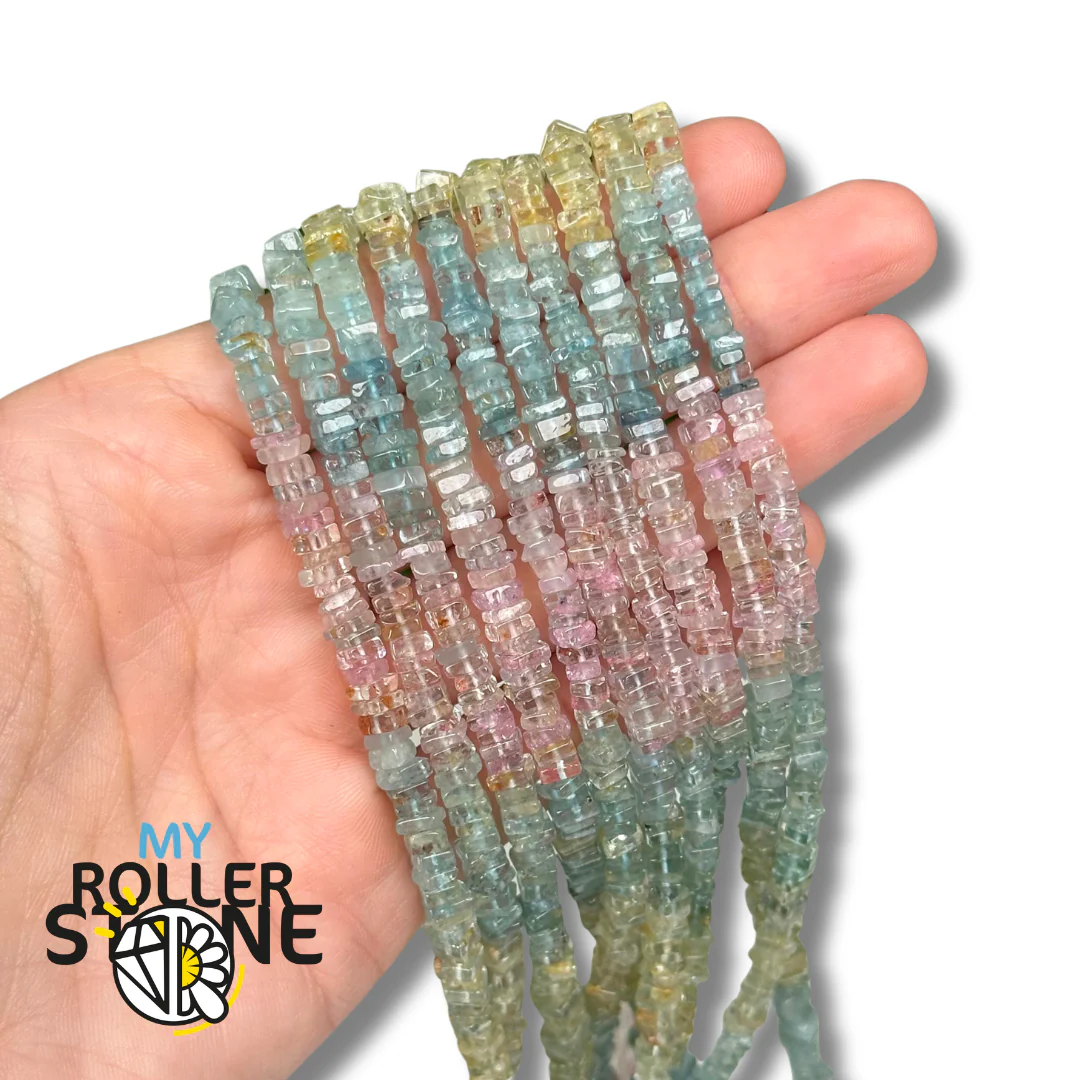 Perle Heishi carré Béryl 5A