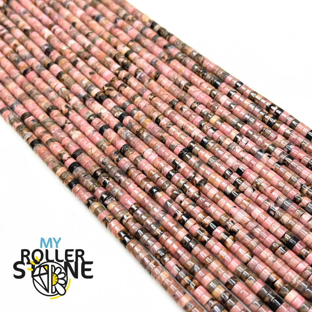 Perle heishi Rhodonite australienne - Image 4