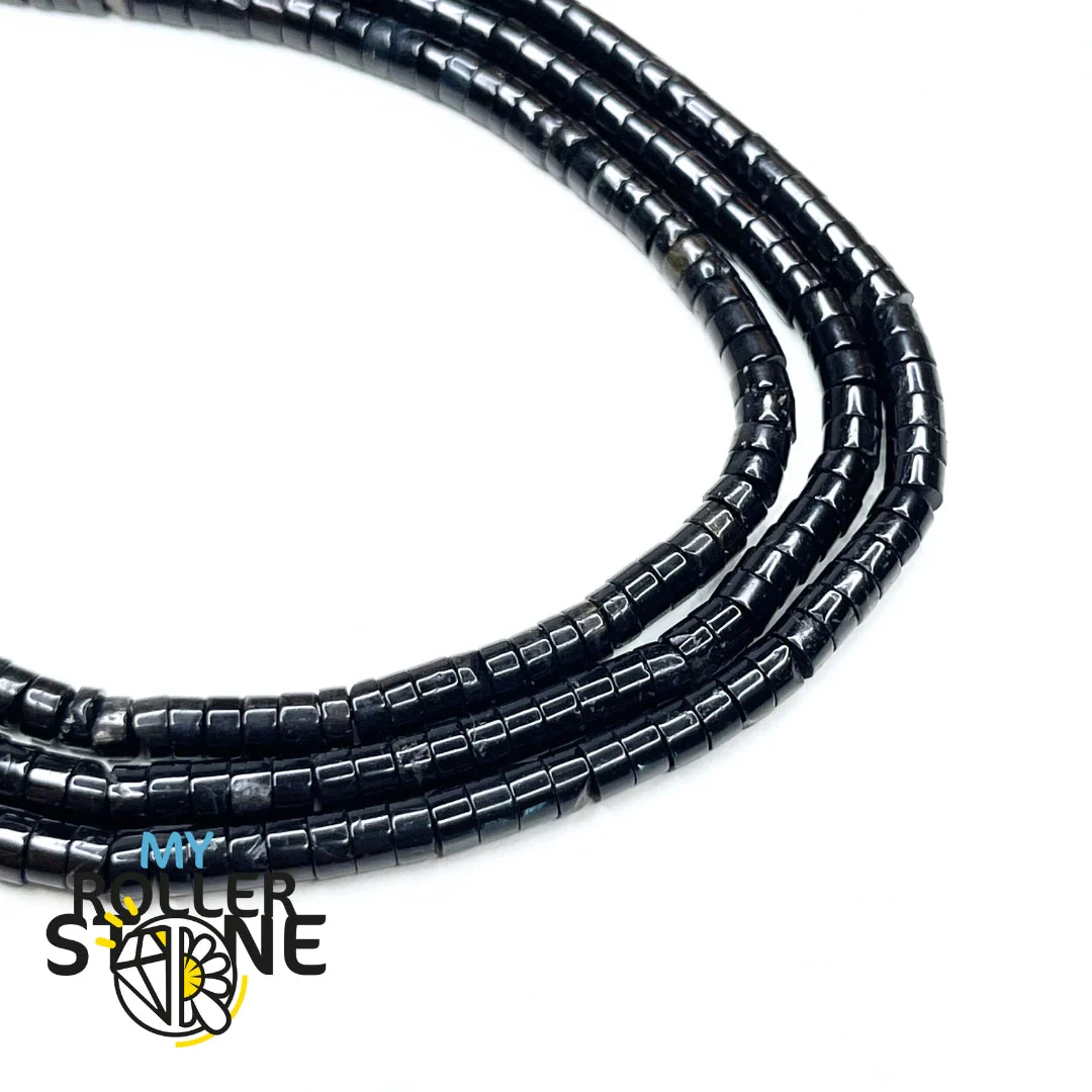 Perle heishi Tourmaline noire - Image 2