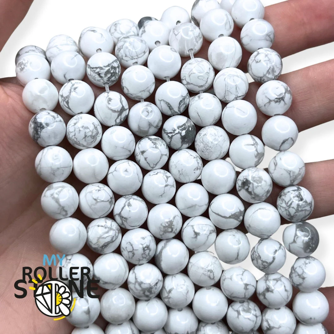 Perle Howlite blanche