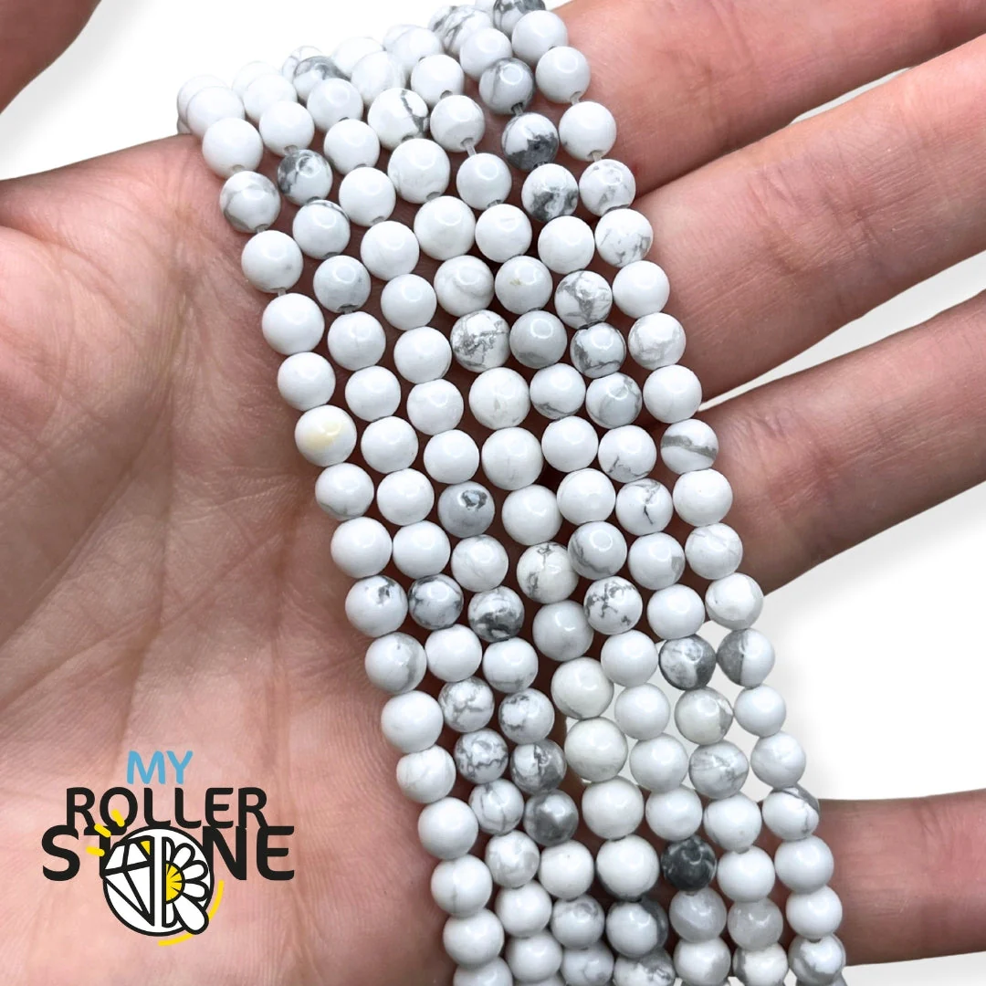 Perle Howlite blanche - Image 3