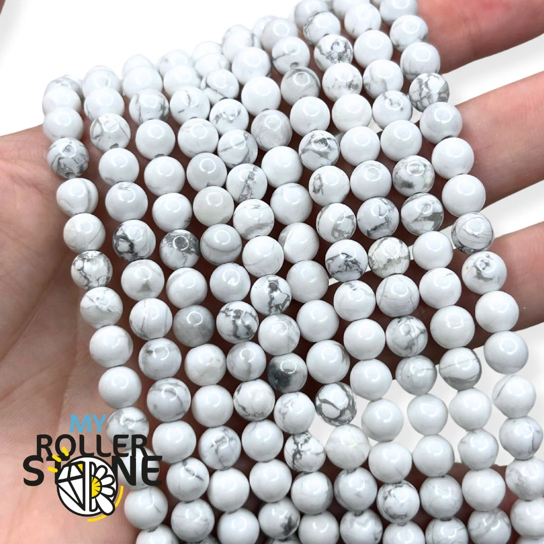 Perle Howlite blanche - Image 4