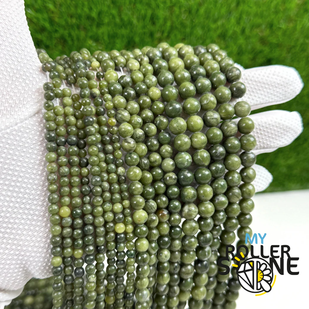 Perle Jade Africain (6MM-8MM) - Image 2