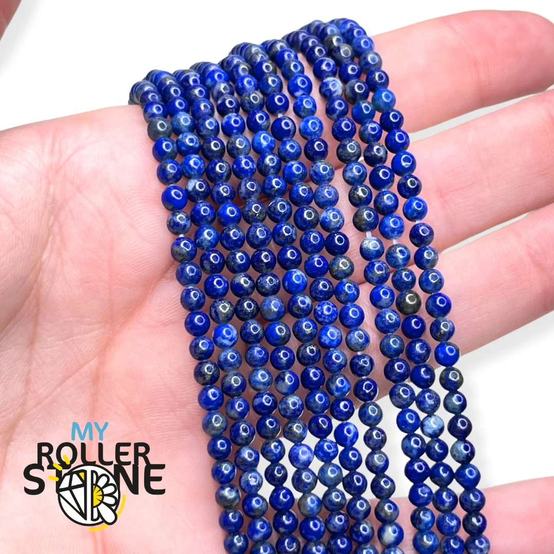 Perle lapis lazuli 5A - Image 3