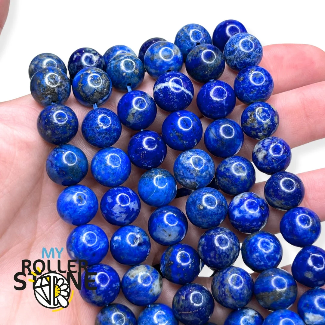Perle lapis lazuli 5A - Image 5