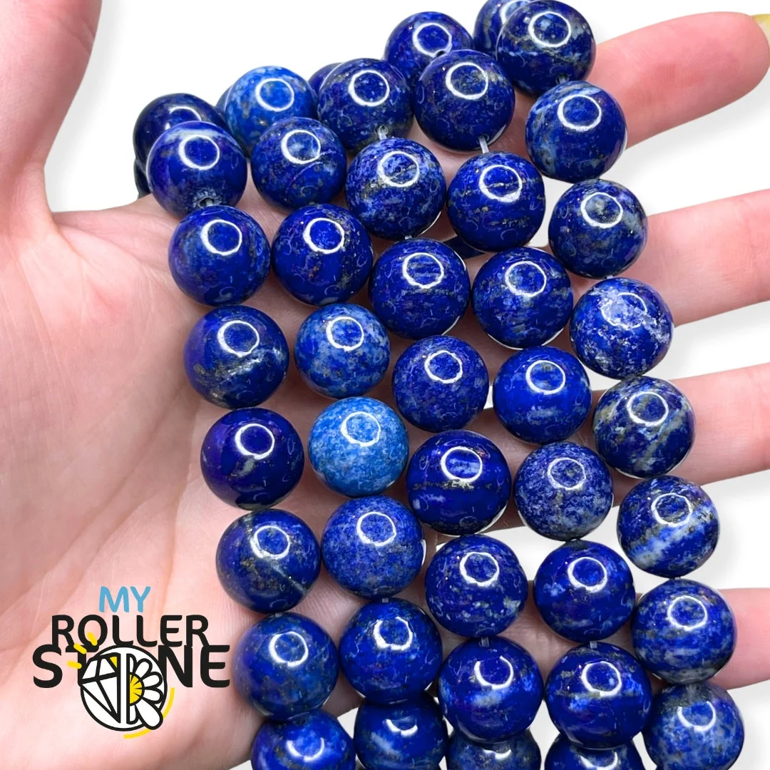 Perle lapis lazuli 5A - Image 6